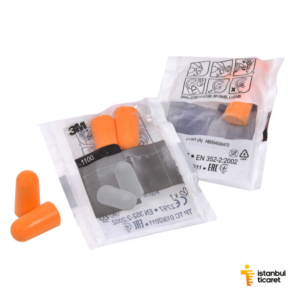 3M 1100 Kulak Tıkacı 200 Çift - 3