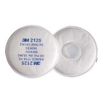 3M 2125 P2 Toz ve Duman Filtresi (1 Çift) - (1)