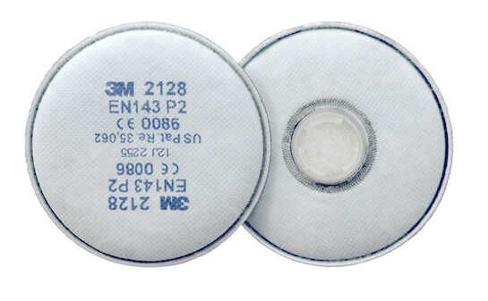 3M 2128 P2 Ozon, Organik, Asit Gazı Filtresi (1 Çift) - 1