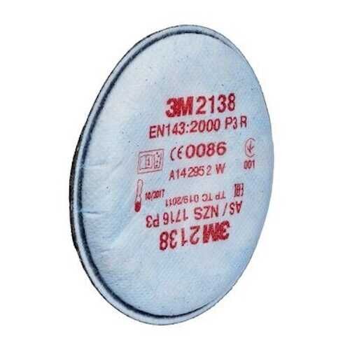 3M 2138 P3 Organik - Ozon Gaz Ve Buhar Filtresi (1 Çift) - 1