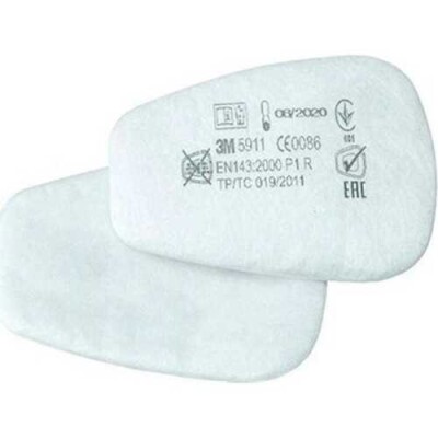 3M 5911 P1 Toz ve Sis Filtresi (1 Çift) - 