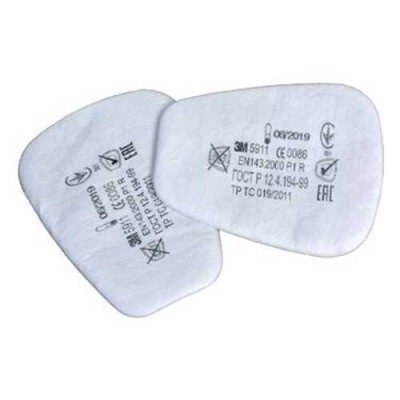 3M 5911 P1 Toz ve Sis Filtresi (1 Çift) - (1)