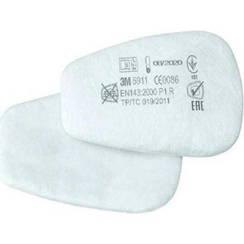 3M 5911 P1 Toz ve Sis Filtresi (1 Çift) - 1