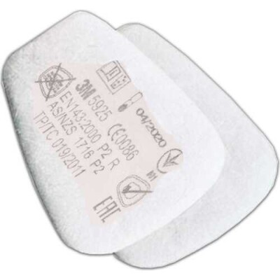 3M 5925 P2 Toz ve Sis Filtresi (1 Çift) - 