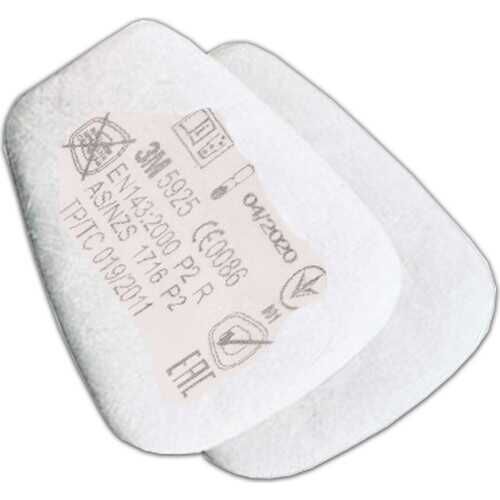 3M 5925 P2 Toz ve Sis Filtresi (1 Çift) - 1