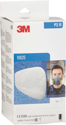3M 5925 P2 Toz ve Sis Filtresi (1 Çift) - 3