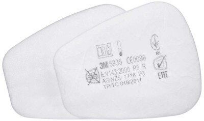 3M 5935 P3 Toz ve Sis Filtresi (1 Çift) - 