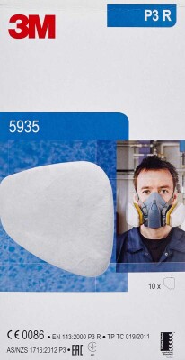 3M 5935 P3 Toz ve Sis Filtresi (1 Çift) - 4
