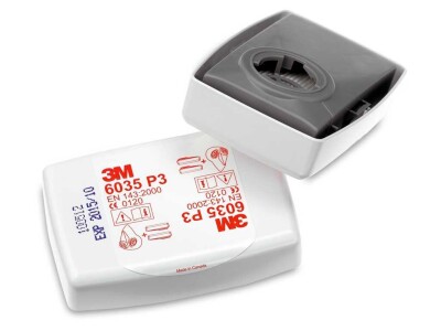 3M 6035 P3 Paertikül Filtresi 6000 Serisi (1 Çift) - 1