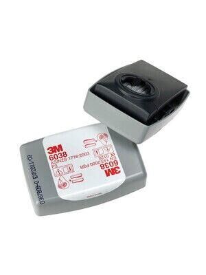 3M 6038 P3 Organik – Ozon Solo Filtre (1 Çift) - 1