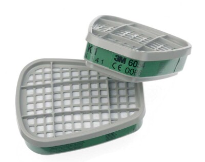 3M 6054 K1 Amonyak Gazı Filtresi (1 Çift) - 3