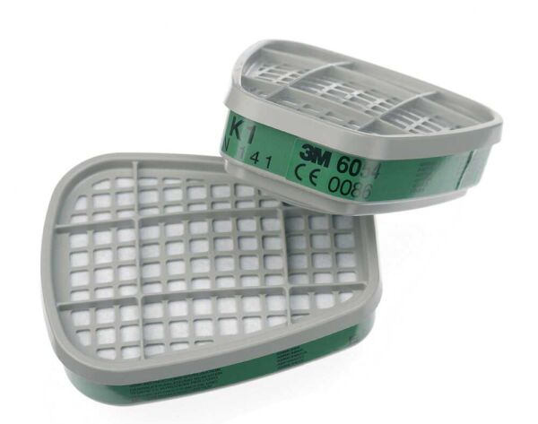 3M 6054 K1 Amonyak Gazı Filtresi (1 Çift) - 3