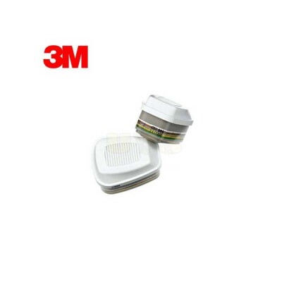 3M 6099 ABEK2P3 Organik, Anorganik, Asit Gaz ve Buhar Filtresi (1 Çift) - (1)