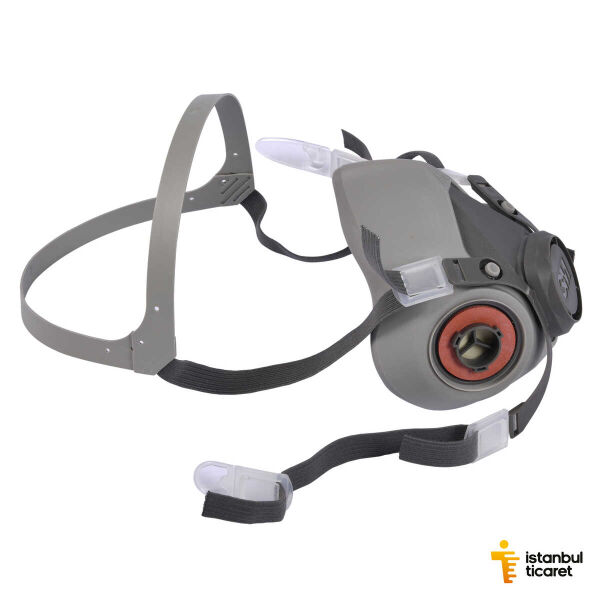 3M 6200 Yarım Yüz Maskesi Orta Boy (M) (Filtresiz) - 3