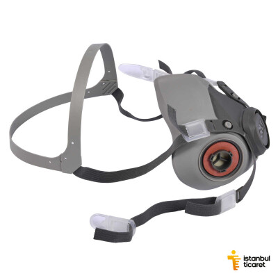 3M 6200 Yarım Yüz Maskesi Orta Boy (M) (Filtresiz) - 3