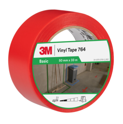 3M 764I Kırmızı Genel Amaçlı Vinil Bant 50 mm x 33 mt - 1