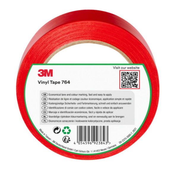 3M 764I Kırmızı Genel Amaçlı Vinil Bant 50 mm x 33 mt - 2