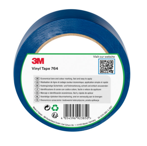 3M 764I Mavi Genel Amaçlı Vinil Bant 50 mm x 33 mt - 2