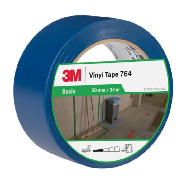 3M 764I Mavi Genel Amaçlı Vinil Bant 50 mm x 33 mt - 1