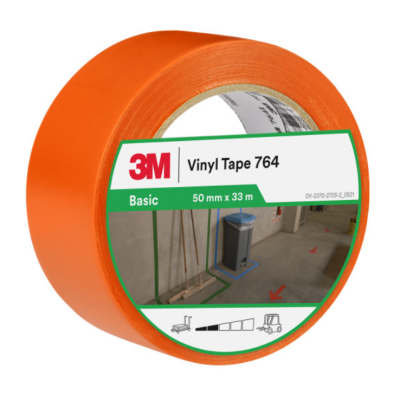 3M 764I Turuncu Genel Amaçlı Vinil Bant 50 mm x 33 mt - 1