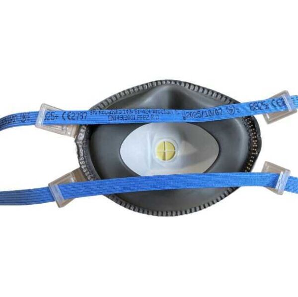 3M 8825+ Ventilli Toz, Sis, Duman Maskesi FFP2 (5 Adet-Kutu) - 2