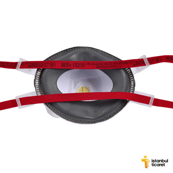 3M 8835+ Ventilli Toz Maskesi FFP3 (5 Adet-Kutu) - 2