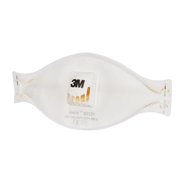 3M 9312+ Ventilli Toz Maskesi FFP1 Aura (10 Adet) - 1