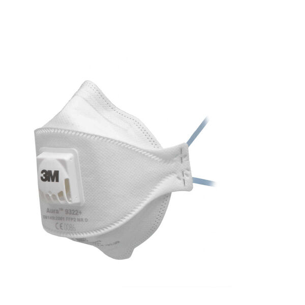 3M 9322+ Ventilli Toz Maskesi FFP2 Aura - 1