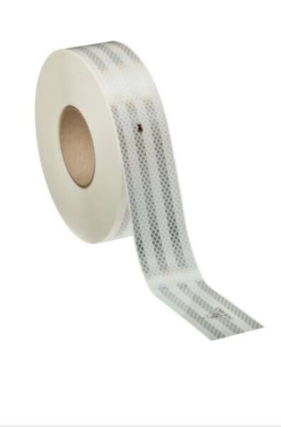 3M 983-10 Beyaz Reflektif Şerit Bant 55 mm x 50 mt - 1