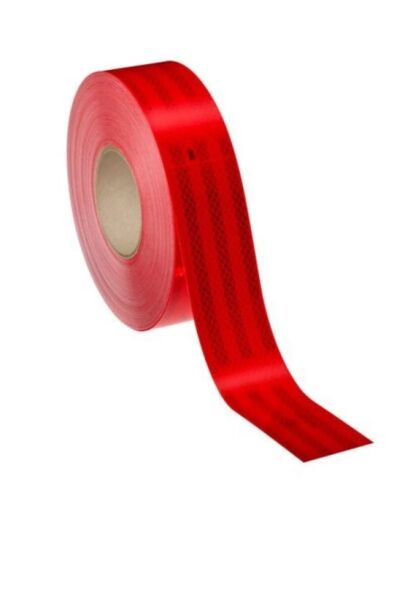 3M 983-72 Kırmızı Reflektif Şerit Bant 55 mm x 50 mt - 1