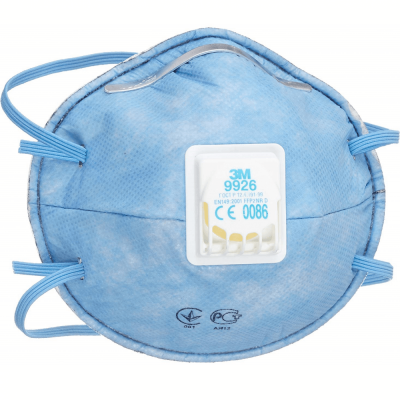 3M 9926 FFP2 Asit Gaz Ve İnce Toz Maskesi (10 Adet/Kutu) - 1