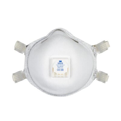 3M 9928 FFP2 Ventilli Kaynak Dumanı Toz Maskesi (10 Adet) - 3M (1)