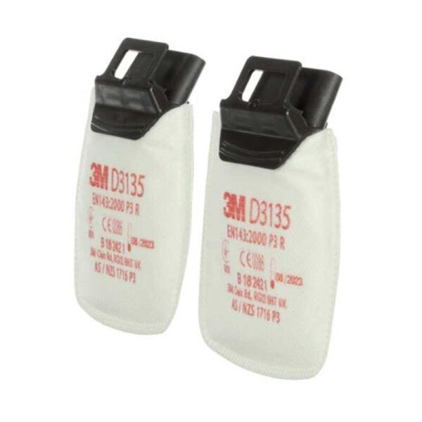 3M D3135 P3 Secure Click Toz Filtresi (1 Çift) - 1