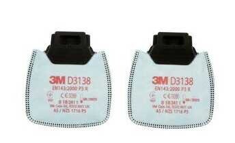 3M D3138 P3 Secure Click Toz Filtresi (1 Çift) - 1