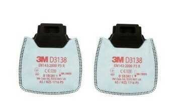 3M D3138 P3 Secure Click Toz Filtresi (1 Çift) - 1