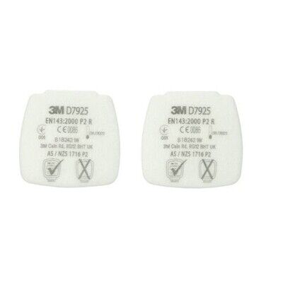 3M D7925 P2 Secure Click Toz Filtresi (1 Çift) - 1