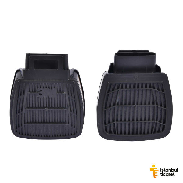 3M D8051 Secure Click Dual Flow A1 Gaz ve Buhar Filtresi (1 Çift) - 1