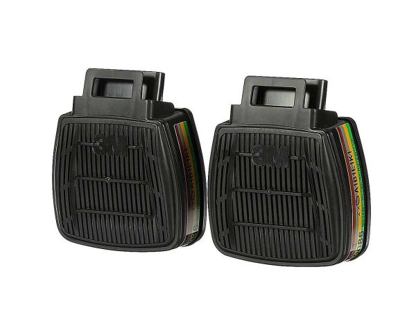 3M D8059 Secure Click Dual Flow Gaz ve Buhar Filtresi (1 Çift) - 1