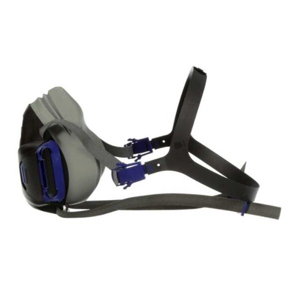 3M HF-802 Secure Click Orta Boy Yarım Yüz Maske - 4