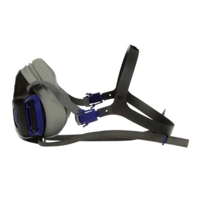 3M HF-802 Secure Click Orta Boy Yarım Yüz Maske - 4