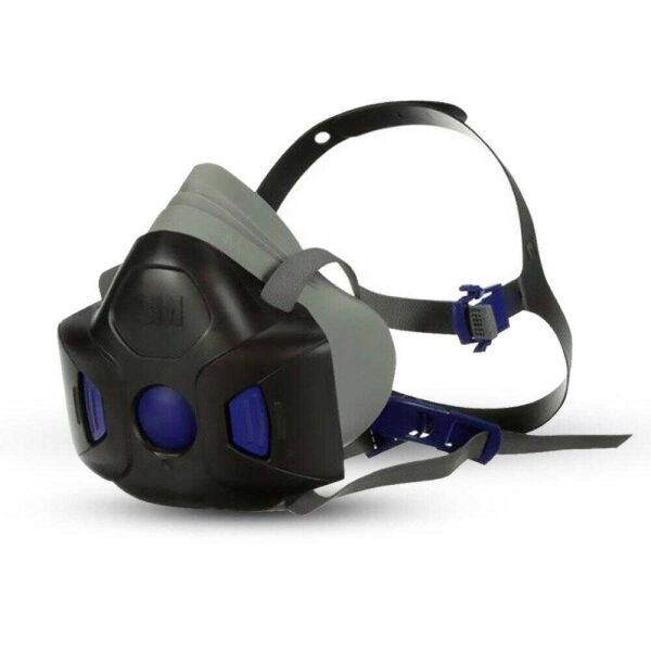 3M HF-802SD Secure Click Orta Boy Yarım Yüz Maske - 2