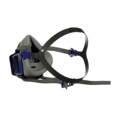 3M HF-802SD Secure Click Orta Boy Yarım Yüz Maske - 4