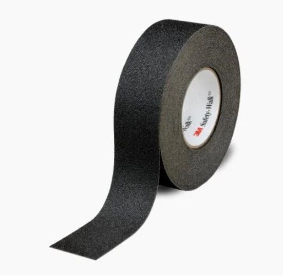 3M Safety Walk 600 Serisi Genel Amaçlı Siyah Kaydırmaz Bant 18,3 m x 25 mm - 1