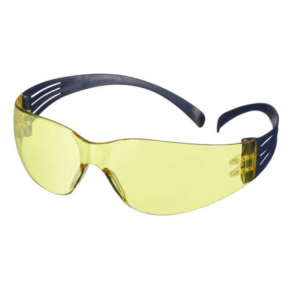 3M SF103AF-BLU-EU Kehribar Lens Koruyucu Gece Görüş İş Gözlüğü - 1