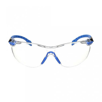3M Solus S1101 SGAF-EU Mavi Siyah Kenar Şeffaf Gözlük - 3M