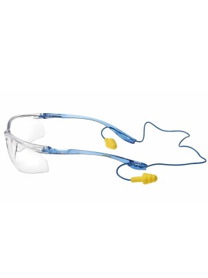 3M Tora 71511-00000M CCS PC (Kulak Tıkacı takılabilir) AS-AF Koruyucu İş Güvenliği Gözlüğü - 