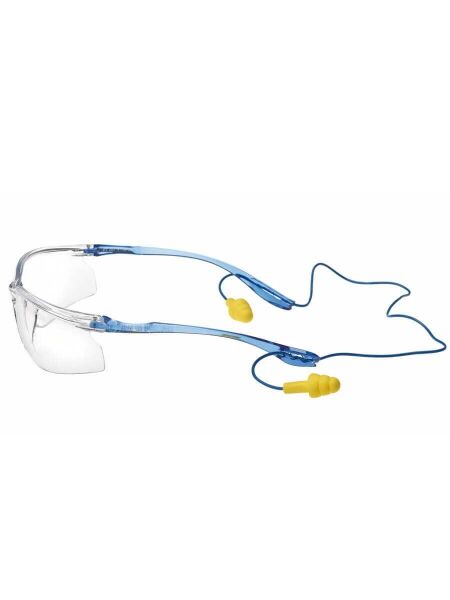 3M Tora 71511-00000M CCS PC (Kulak Tıkacı takılabilir) AS-AF Koruyucu İş Güvenliği Gözlüğü - 1