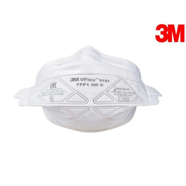 3M VFLEX 9101E Ventilsiz Toz Maskesi FFP1 (25 Adet/Kutu) - 1