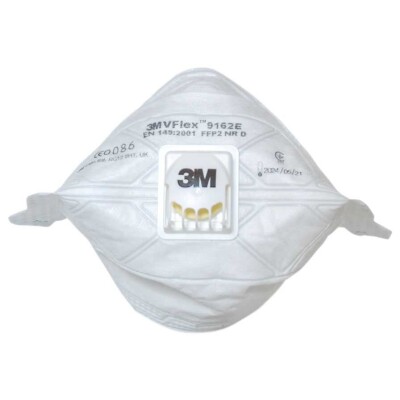 3M VFLEX 9162E Ventilli Toz Maskesi FFP2 (15 Adet/Kutu) - 1