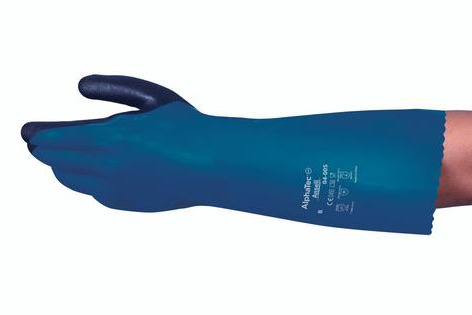 Ansell Alphatec 04-005 Nitril PVC Kimyasal İş Eldiveni - 1